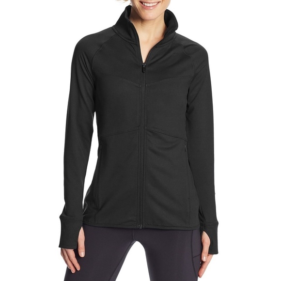 C9 by Champion Tops - Champion Women's Full Zip Long Sleeve Sheer Back Top
